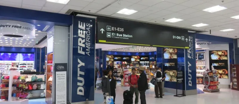 Caribbean Airlines Concourse at MIA: Retail & Duty-Free Shops